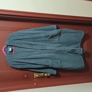MELSIMO GRAY TERRY FULL LENGTH ROBE SIZE M/L